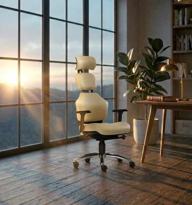 Bürostuhl Earth in einem Büro mit Sonne