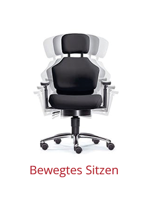 Schwarzer, ergonomischer Bürostuhl mit 3D-Mechanik